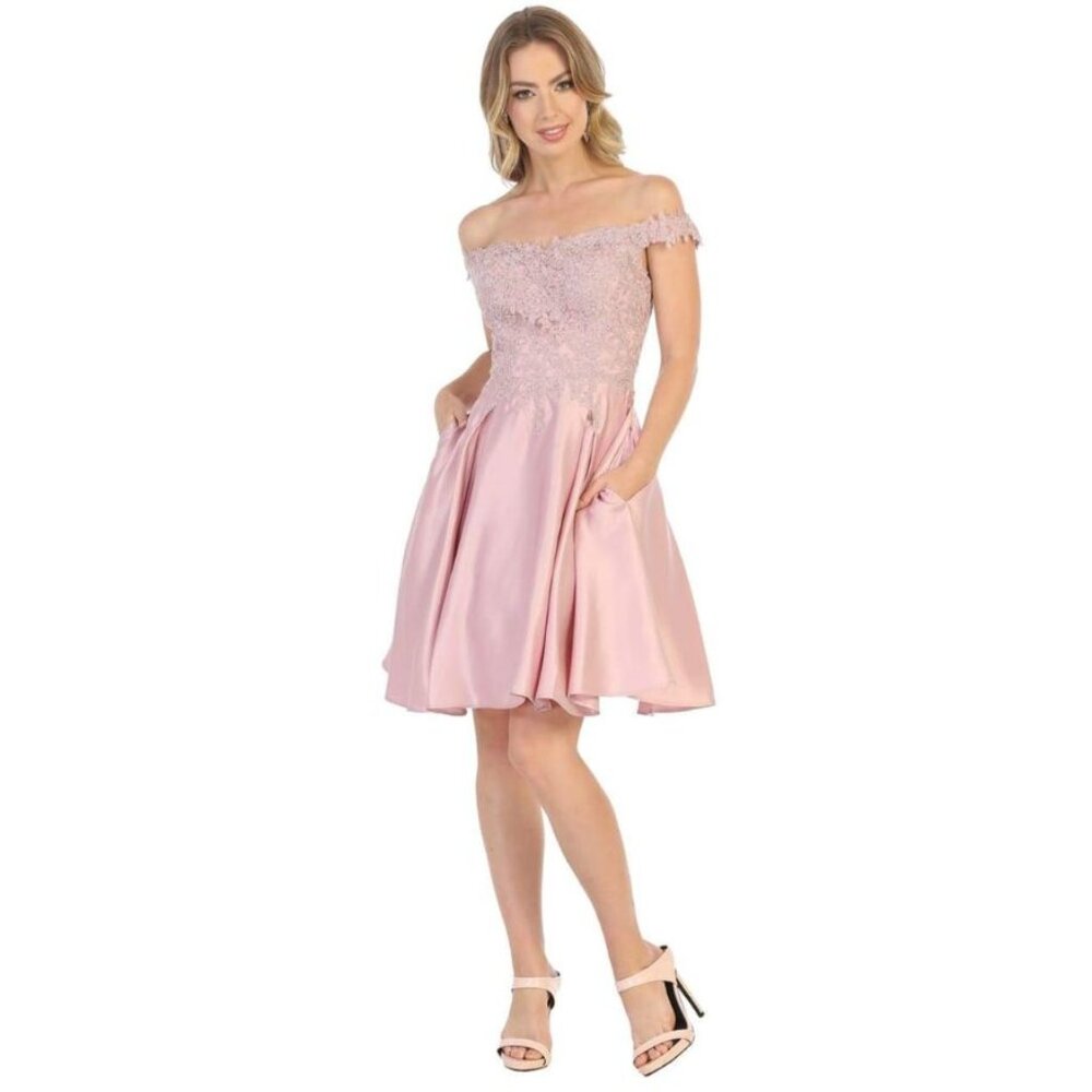 Mauve Dama Dresses for Quinceañera Style By May Queen MQ1766